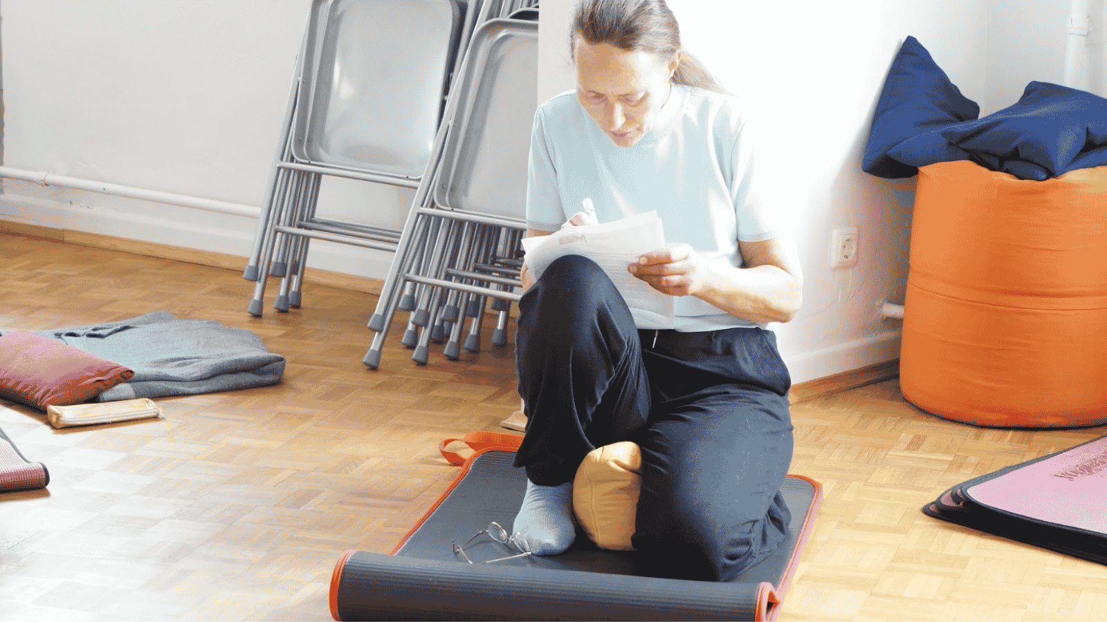 Selbststudium während der Tripada Yogalehrerausbildung