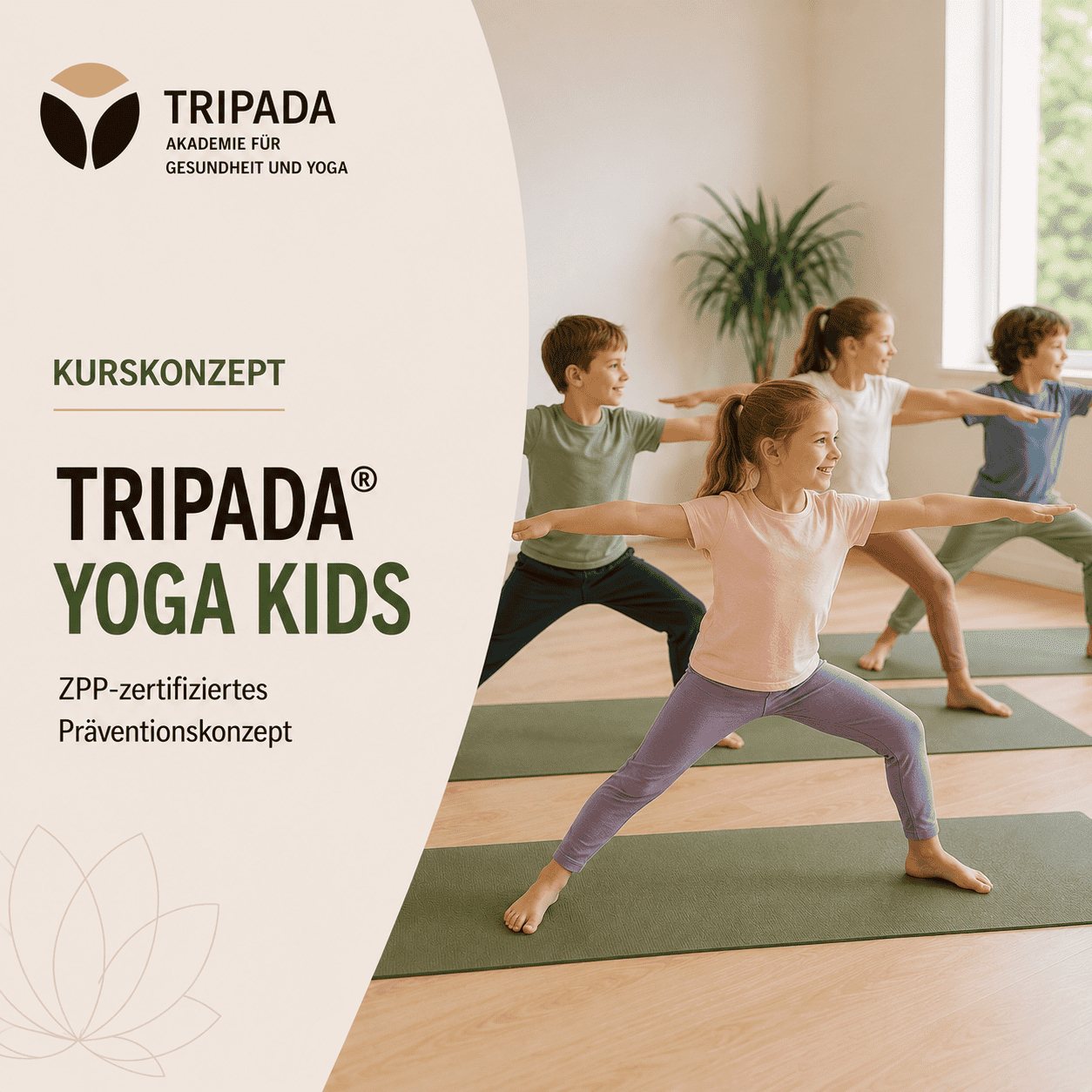 Tripada Yoga für Kinder – Kursleiter- und Konzeptschulung ZPP